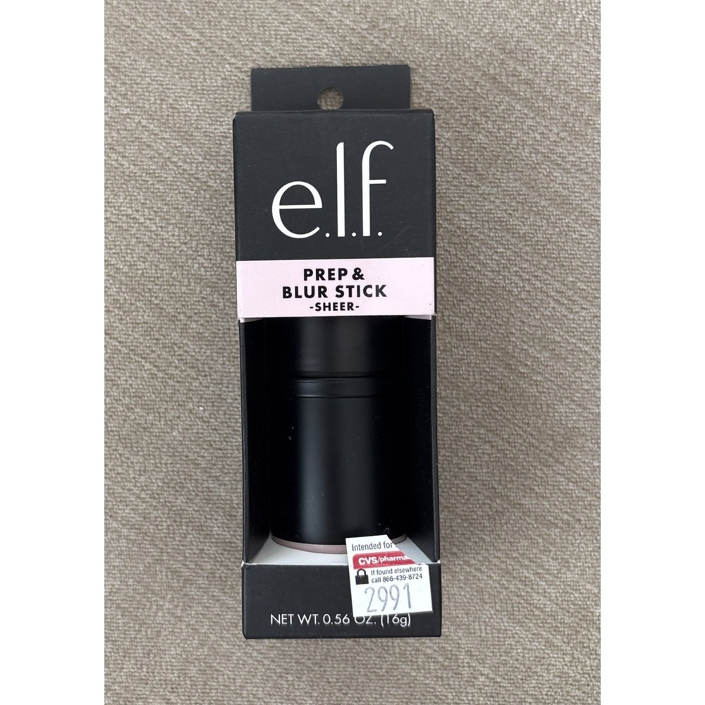 E.L.F. elf Prep & Blur Stick SHEER Primer Makeup 0.56 oz. (16g)